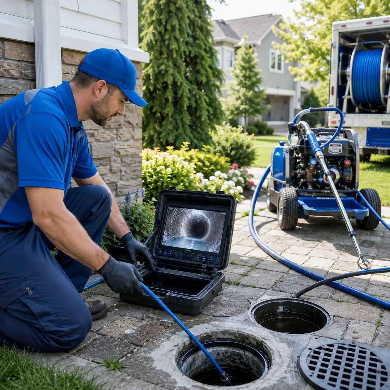 Outdoor drain cleaning professionals serving Branchdale, PA